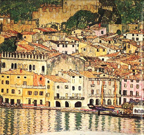 Gustav Klimt Malcesine on Lake Garda china oil painting image